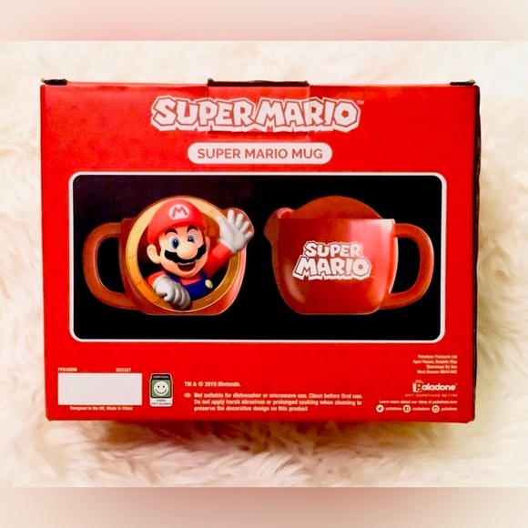 Paladone Products Ltd. Super Mario Oversized 20oz Shaped Ceramic Coffee Mug - Picture 4 of 5